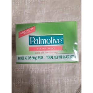 Palmolive Classic Scent Mild Family 3 packs Bar Soap 3.2oz 9 Bars Total Bulk Lot